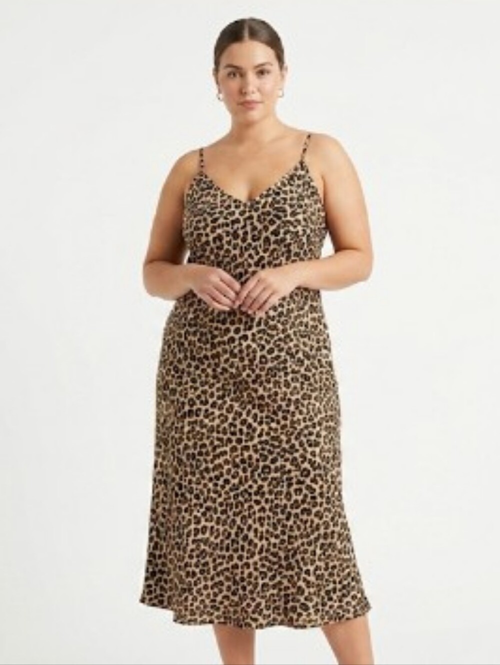 Torrid Plus Size Leopard Print Cami Dress Size 4X